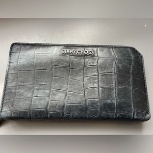 Jimmy Choo black leather wallet